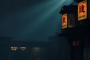 《纸月亮》横版封面，天台纸月与校服剪影
