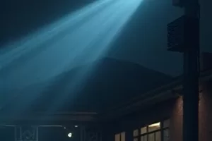 《镜中列车》横版封面，镜面车厢与交错站台